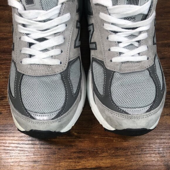 New Balance 990v5 Made in USA Castlerock Men’s Size 9 W990GL5 Gray Suede Shoes - Picture 2 of 11
